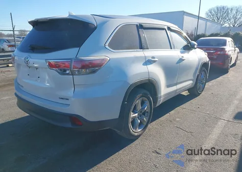 2015 Toyota Highlander Limited V6 from USA, damaged, VIN 5TDYKRFH5FS062059
